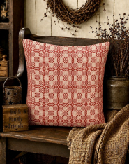 SARATOGA RED/TAN PILLOW 20X20 AVAIL SEPT 2026